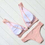 Simple Ruffled Bikini Set