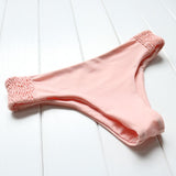 Simple Ruffled Bikini Set