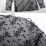 Meshed High Neck Shirts