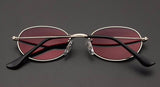 Oval Reflective Shades