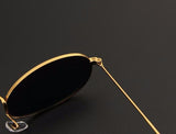 Oval Reflective Shades