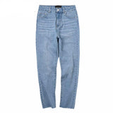 Vintage High waist Back Thigh Ripped Jeans