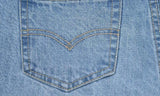 Vintage High waist Back Thigh Ripped Jeans