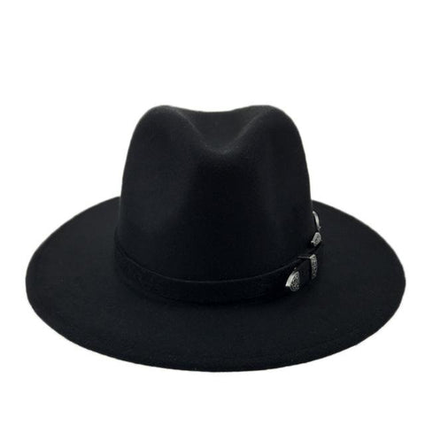 Wool Field Hat With Steel Buckles