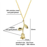 Rose Gold Plated Necklace