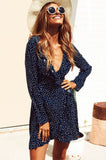 Polka Dot Ruffled Sundress