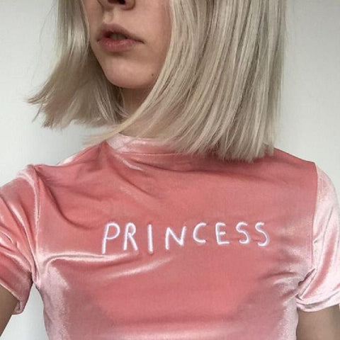"Princess" Velvet Top