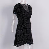 Polka Dot Ruffled Sundress