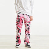 Colored Camo Cargo Pants