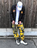 Colored Camo Cargo Pants
