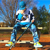 Colored Camo Cargo Pants