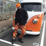 Colored Camo Cargo Pants