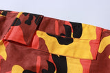 Colored Camo Cargo Pants