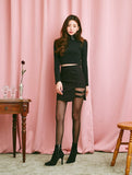 Black Buckled Skirt