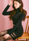 Black Buckled Skirt