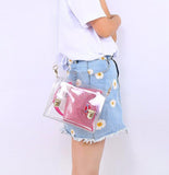 Holographic Clear Shoulder Bag