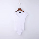 Solid Ribbed Bodysuit