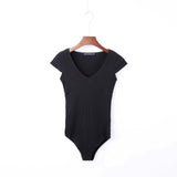 Solid Ribbed Bodysuit