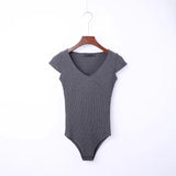 Solid Ribbed Bodysuit