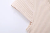 Solid Ribbed Bodysuit