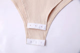Solid Ribbed Bodysuit