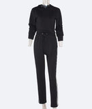 2 Piece Set Cropped Tracksuit