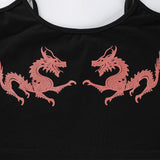 Dragon Cropped Camisole Top