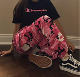 Pink Camo Cargo Pants