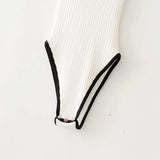 Vintage Tri Tone Knitted Body Suit