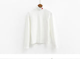 Hearts Mock Turtleneck Sweaters