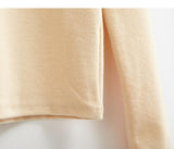 Hearts Mock Turtleneck Sweaters