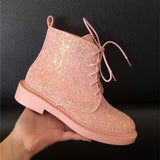 Sparkle Splattered Ankle Boots