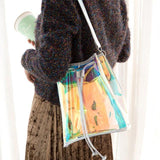 Iridescent Holographic Shoulder Bag