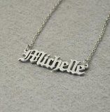 Old English Custom Necklace (12 Letters)