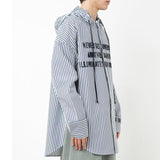 "Illuminate Your Own Light" Buttoned Hooded Shirt