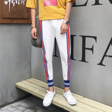 Tri Tone Striped Sports Joggers
