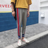 Tri Tone Striped Sports Joggers