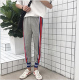 Tri Tone Striped Sports Joggers