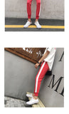 Tri Tone Striped Sports Joggers