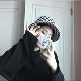 Checkered Bucket Hat