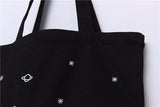 "Dear My Universe" Embroidered Tote Bag