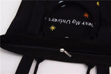 "Dear My Universe" Embroidered Tote Bag