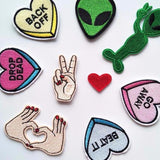 Alien Iron On Patches