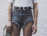 Two Sided Buckled Belt