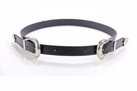Two Sided Buckled Belt