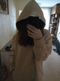 Oversized Pastel Cotton Hoodie