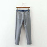 Two Toned Straight Jeans