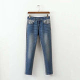 Two Toned Straight Jeans