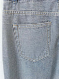 Two Toned Straight Jeans