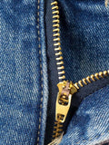 Two Toned Straight Jeans